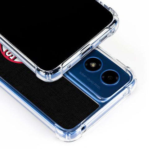 MLB Cincinnati Reds Split Moto G 5G (2024) Clear Case